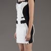 Antonio Berardi Melange Dress in White - Lyst