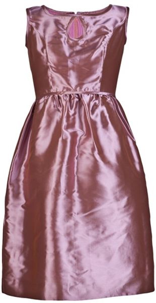 Barbara Tfank Keyhole Dress - Lyst