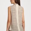 Chloé Sleeveless Silk Blouse in Beige (sand) - Lyst