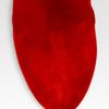Christian Louboutin Suede Wedge Kneehigh Boots in Red - Lyst