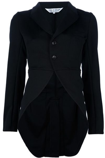 Comme Des Garçons Short Jacket in Black - Lyst