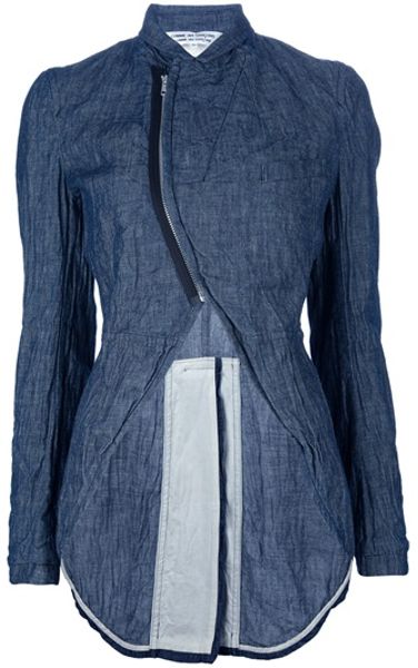 Comme Des Garçons Denim Jacket in Blue (denim) - Lyst