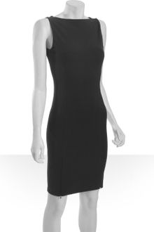 Diane Von Furstenberg Black Stretch Audrina Shift Dress - Lyst
