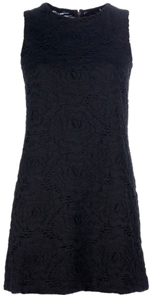 Dolce & Gabbana Shift Dress in Black - Lyst