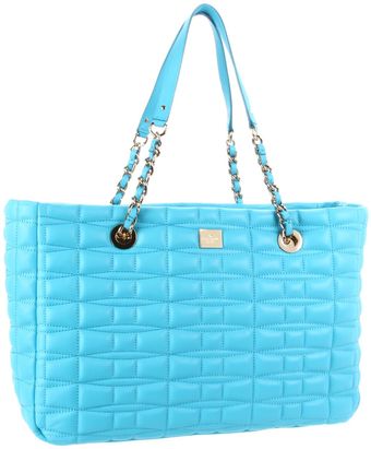  New York Signature Spade Leather Jane Quilted Tote 