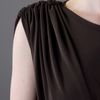 Lanvin Draped Dress in Gray (anthracite) - Lyst