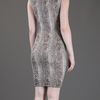 Lanvin Printed Dress in Brown - Lyst