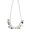 Lucky Brand Shell Charm Necklace in Blue (ttone) - Lyst