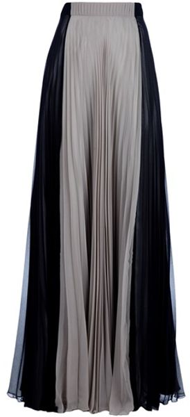  Pleated Maxi Skirt 