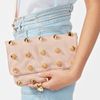 Nasty Gal Empire Leather Clutch in Pink (blush) - Lyst