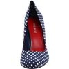 Nine West Nine West Womens Ambitious Pump in Blue (navy/white fabric) - Lyst