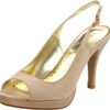 Rampage Flanders Slingback Pump in Brown (taupe faux suede) - Lyst