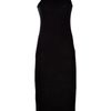 Rick Owens Fitted Maxi Dress in Black - Lyst