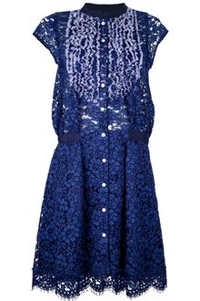 Sacai Lace Dress - Lyst