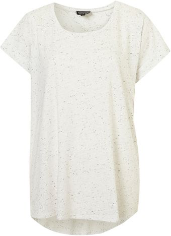 Topshop Basic Neppy Tee - Lyst