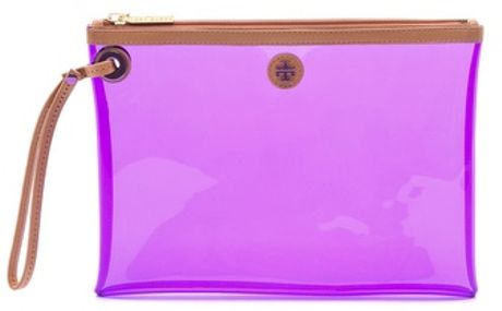 Tory Burch Jesse Swimsuit Pouch in Purple - Lyst