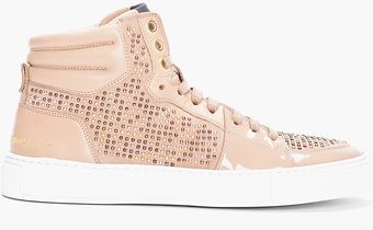  Beige Embellished Malibu Sneakers 