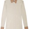 Acne Bailey Contrast Shirt in Beige for Men - Lyst