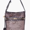 Alexander Mcqueen Black Nude Net Bucket Bag in Black - Lyst
