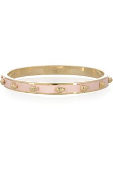 Alexander McQueen Enameled Skull Bangle - Lyst
