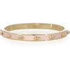 Alexander Mcqueen Enameled Skull Bangle in Blue (gold) - Lyst
