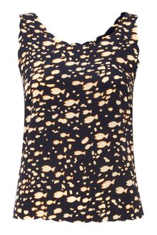 Ax Paris Ax Paris Fish Print Top - Lyst