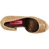 Betsey Johnson Snackss Pump in Gold (gold multi) - Lyst