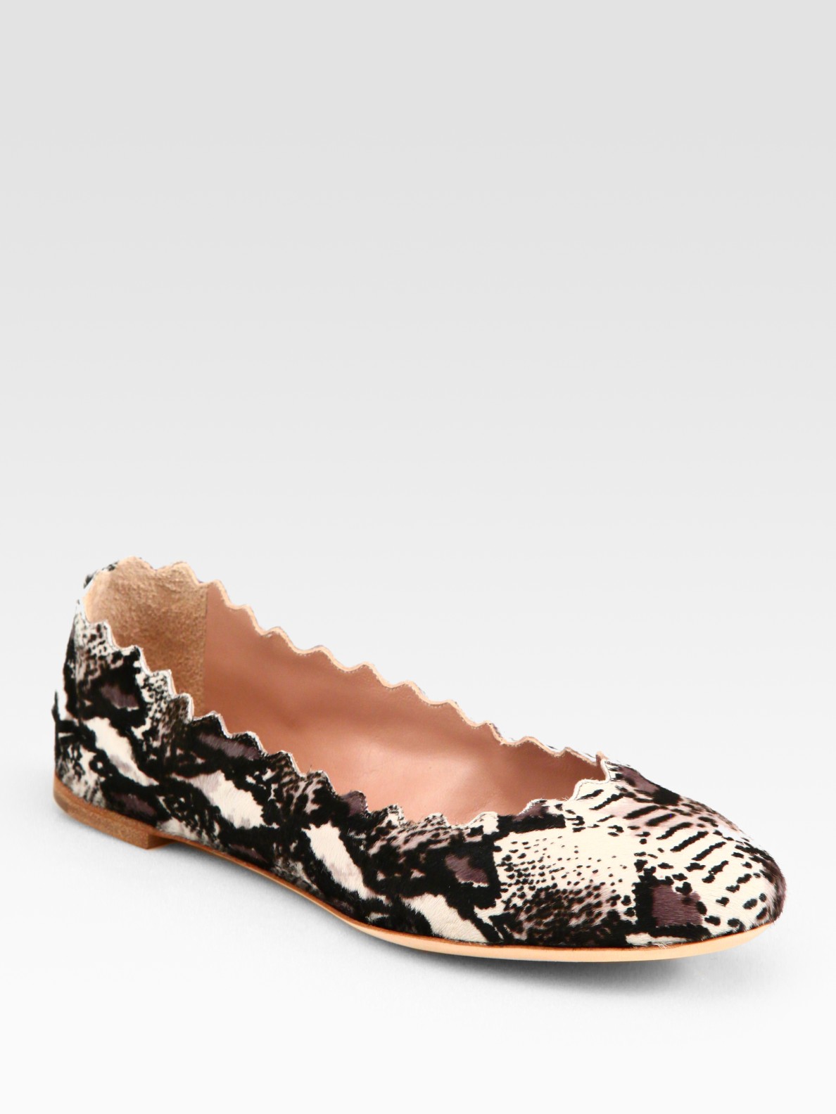 chloe scalloped flats
