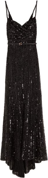 Elie Saab Full Sequin Thin Strap Gown - Lyst