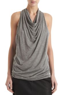 Helmut Lang Drape Front Tank - Lyst