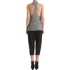 Helmut Lang Drape Front Tank in Gray (grey) - Lyst