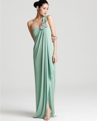 Hoaglund New York Hoaglund New York Gown Embellished One Shoulder - Lyst