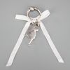 Lanvin Charm and Ribbon Keyring in Silver - Lyst