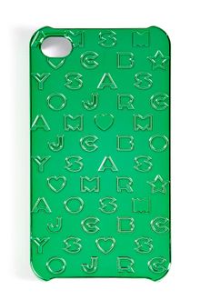 Marc By Marc Jacobs Bramble Green Embossed Stardust Phone Case - Lyst