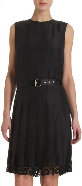 Marc Jacobs Lace Bottom Dress - Lyst