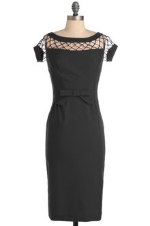 ModCloth Oui Mon Cheri Dress in Black - Lyst
