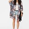 Nasty Gal Floral Drape Jacket in Multicolor (floral) - Lyst