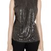Reed Krakoff Pailletteembellished Tulle and Woolblend Top in Black - Lyst