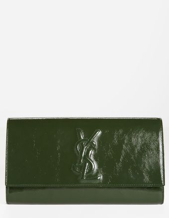  Belle De Jour Large Patent Envelope Clutch 