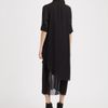 Alexander Wang Tiered Shortsleeve Shirt Dress in Black - Lyst