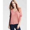 Bcbgmaxazria Top Willa Striped in Pink (coral reef moss combo) - Lyst