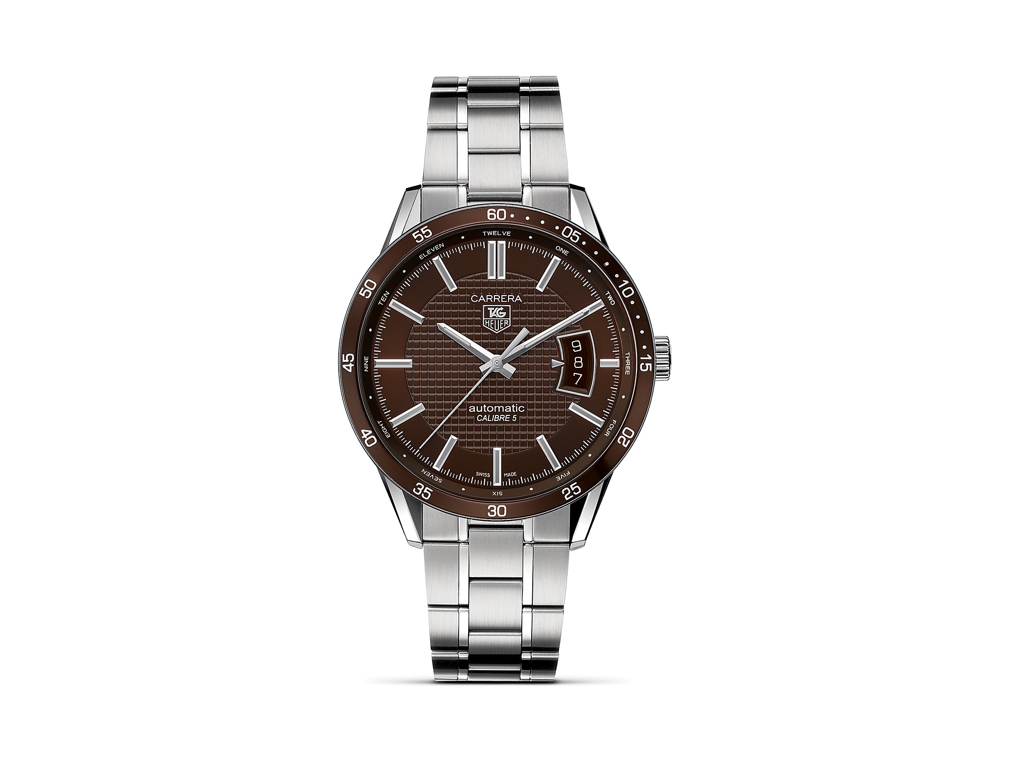 tag heuer carrera calibre 5 silver dial