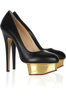 Charlotte Olympia Dolly Leather Platform Pumps - Lyst