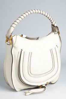 Chloé Dove Leather Marcie Shoulder Bag - Lyst
