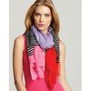 Diane Von Furstenberg Linscape Colorblock Scarf in Purple (linescape purple) - Lyst