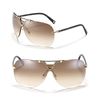 Dior Metal Shield Sunglasses in Brown (black gold) - Lyst