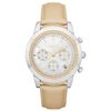 Dkny Womens Chronograph Champagne Leather Strap Watch  in Beige (champagne) - Lyst