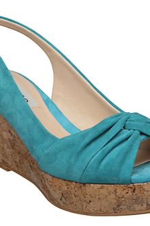 Dune Dune Geneva D Suede Platform Sandals Turquoise - Lyst