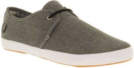 Fred Perry Banks Blkchambray in Gray for Men (chambray) - Lyst