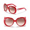 Gucci Red Rounded Oversized Sunglasses in Red - Lyst